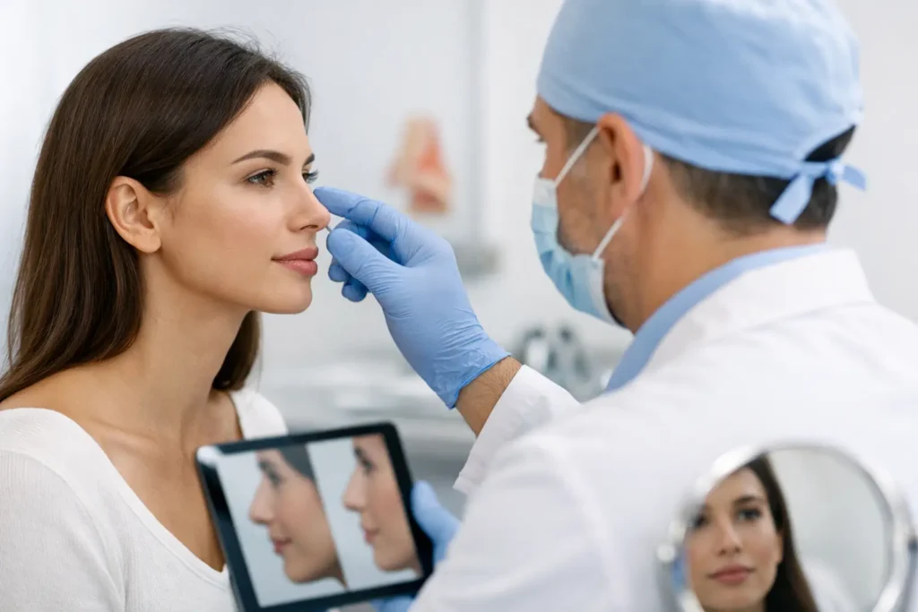 Como escolher cirurgião para rinoplastia