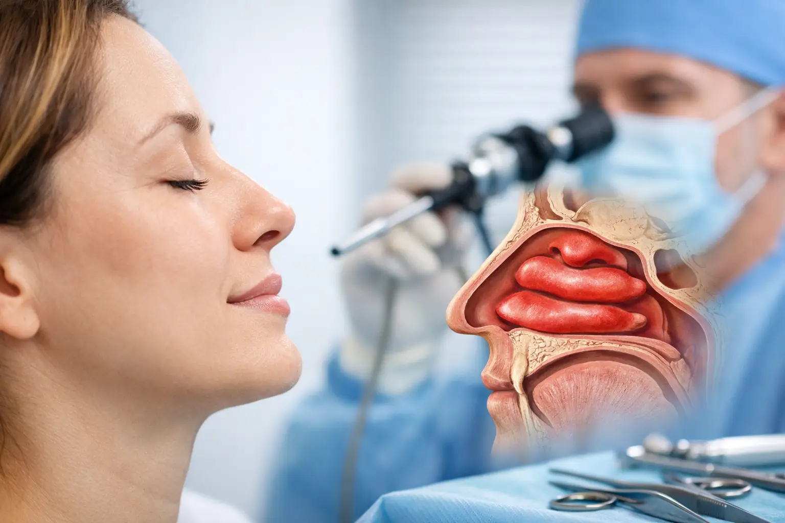 Guia da cirurgia dos cornetos para respirar melhor