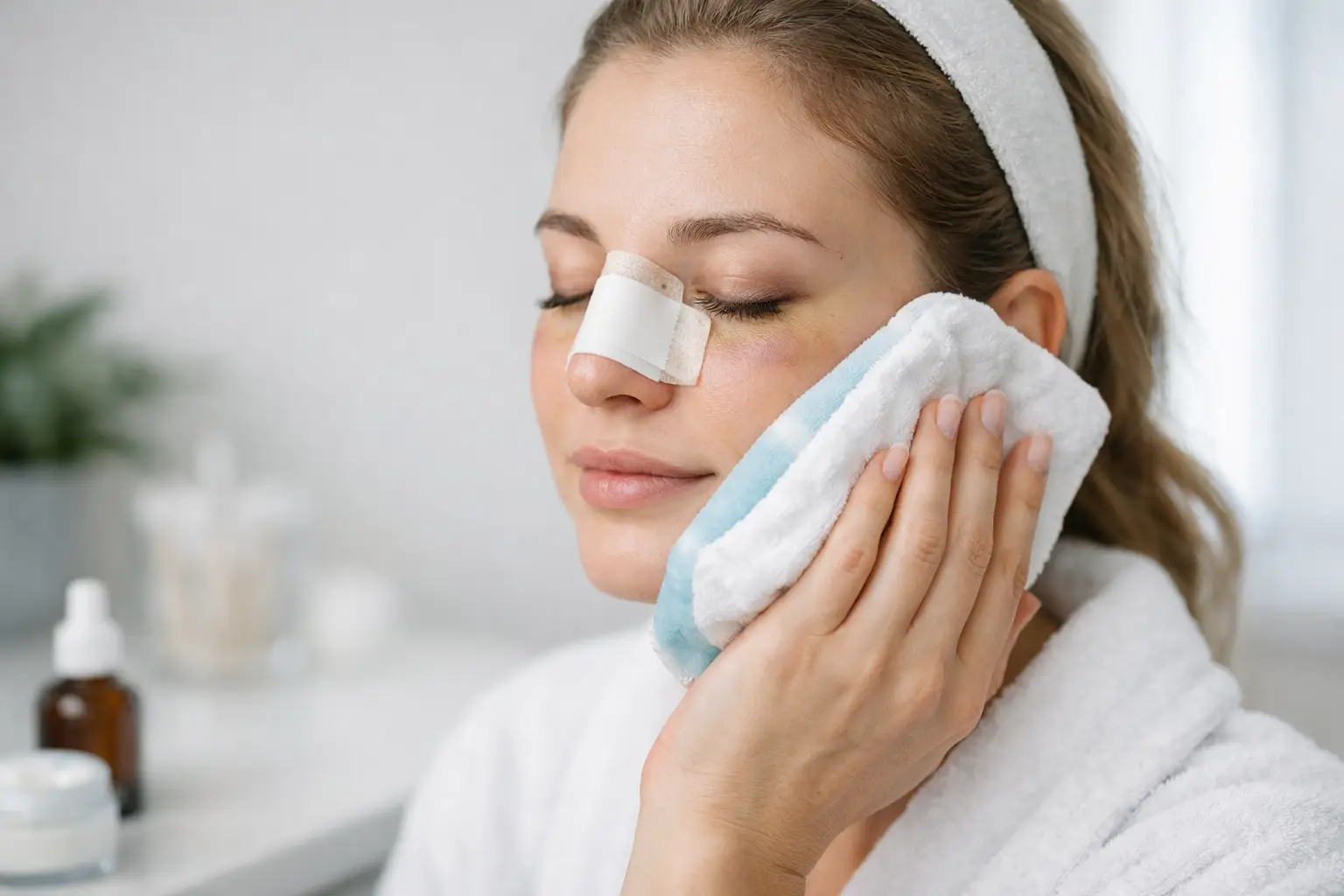 Como reduzir inchaço pós-rinoplastia com segurança