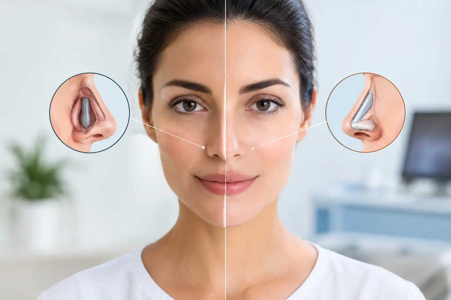 Septoplastia ou rinoplastia funcional: qual escolher?