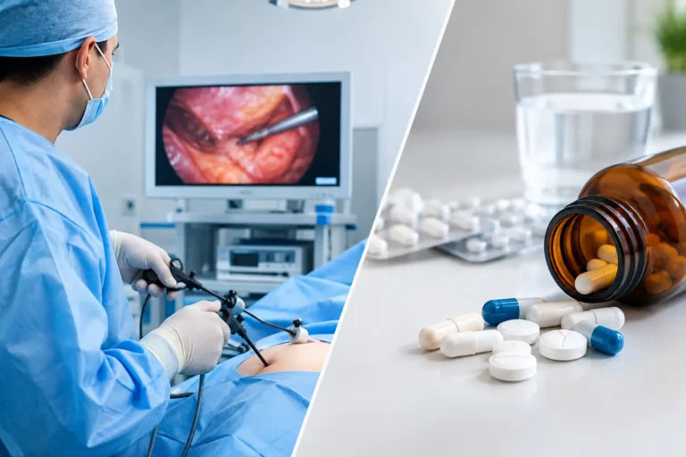 Cirurgia endoscópica ou tratamento medicamentoso?
